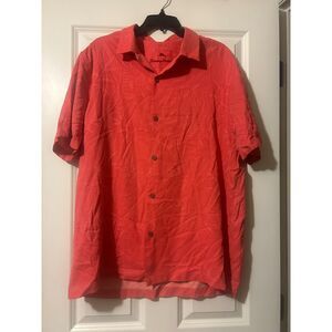Tommy Bahama Hawaiian/Floral Men's Button Down Shirt